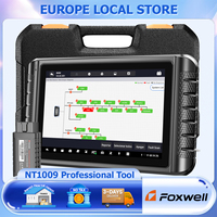 FOXWELL NT1009 Bidirectional OBD2 Scanner ECU Coding CANFD FCA AutoAuth 35+ Reset All System Automotive Car Diagnostic Tool
