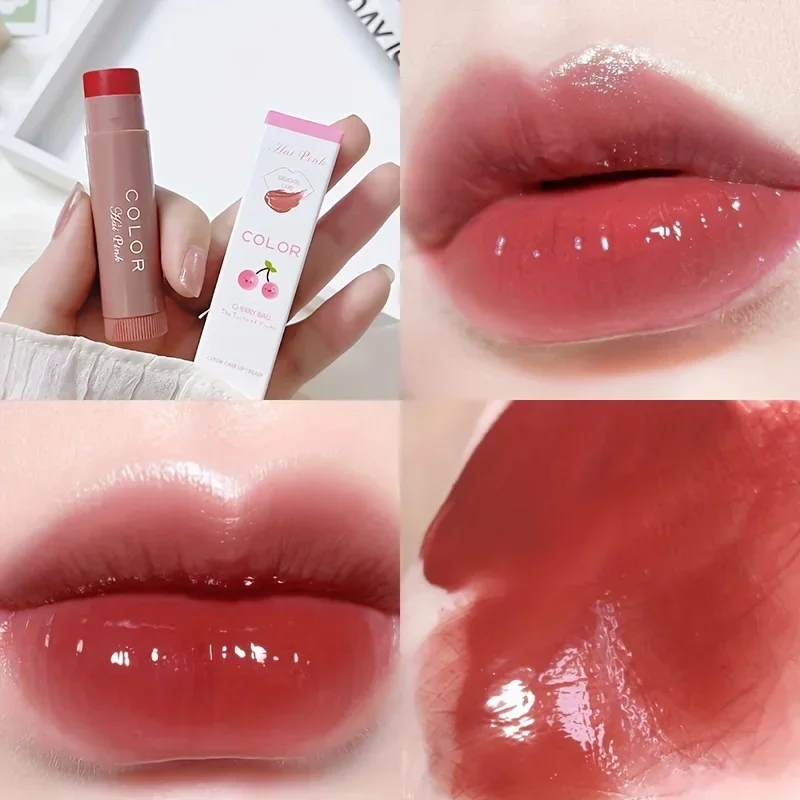 Gekleurde Lipgloss Hydraterende Lippenbalsem Lippenstift Hydraterende Dagelijkse Verzorging Hydraterende Verdunende Lippen Lijnen Anti-Drogen Lippenbalsem