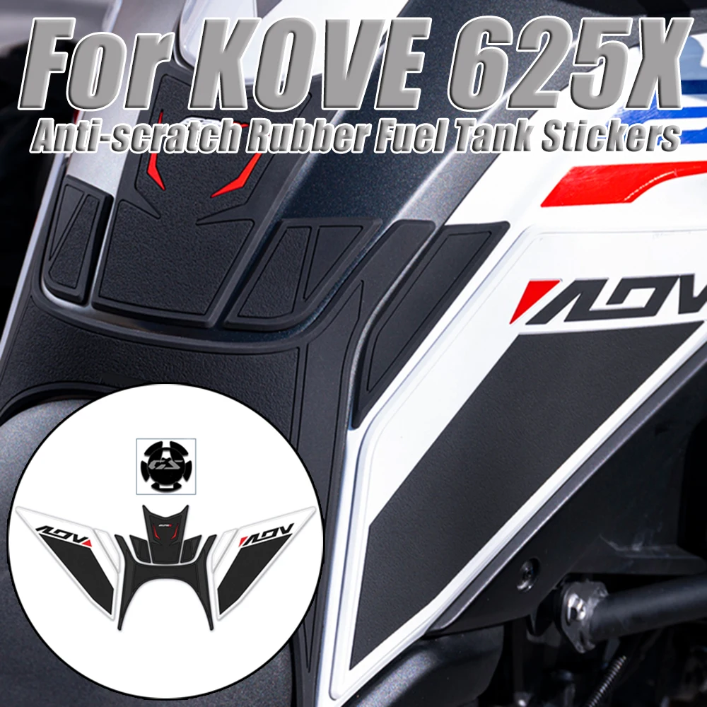

Motorcycle Dedicated Anti-scratch Rubber Fuel Tank Pad Decorative Waterproof Protective Stickers For KOVE 625X 625 X 625-X