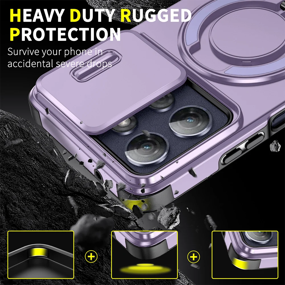 Magnetic Rugged Phone Case For Moto G Stylus Pure Power Play 4G 5G 2025 360°Rotatable Ring Kickstand Shockproof Protective Cover