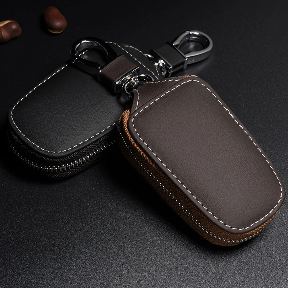 

Key Case Dust-resistant Bag Car Holder Intelligent with Stylish Design Bags Cowhide