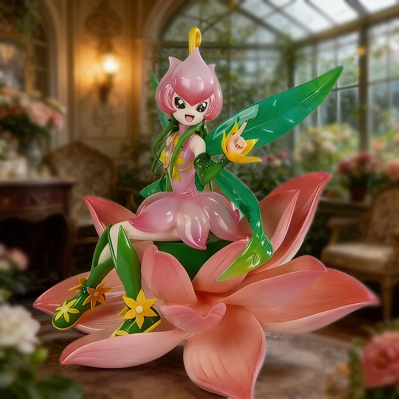 

17cm Anime Digimon Tamers Lilimon Action Figure Beautiful Girl Sitting Models PVC Collection Ornaments Birthday Gifts
