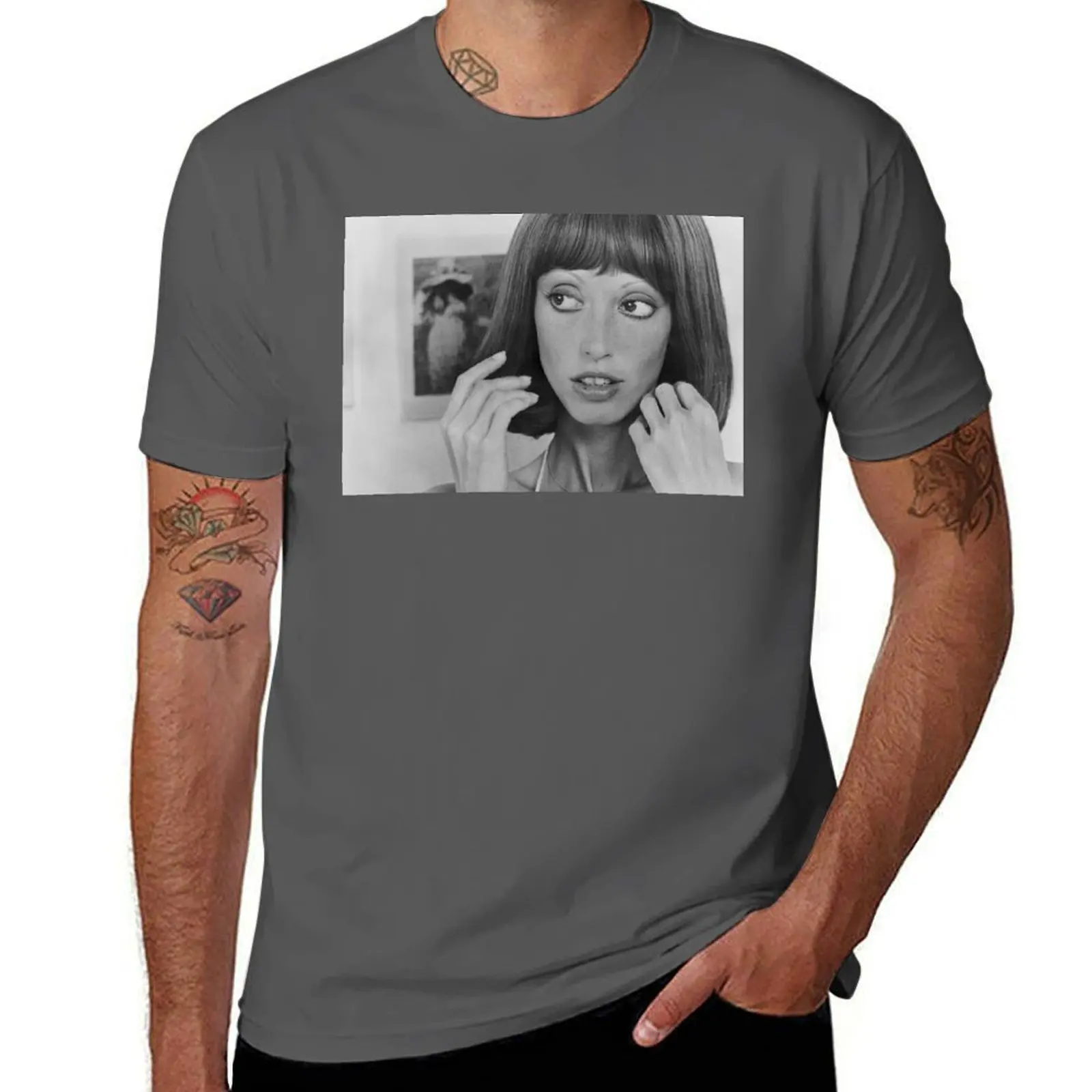 

shelley duvall T-Shirt t shirt men 100% cotton luxury brand man t shirts for men man t shirts cotton T-Shirt