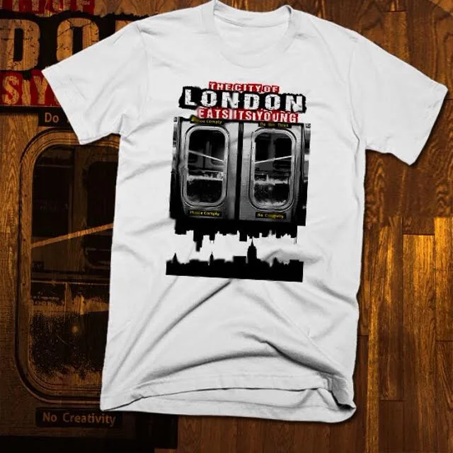 

London T-Shirt British Sid Vicious Clash New York it Eats Style United Kingdom