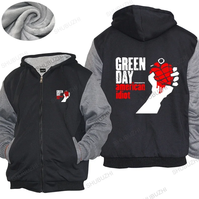 Homme hoodie winter men thick hoody Green Day ' AMERICAN IDIOT ALBUM COVER ' thick hoody - Nuevo y Oficial Mens thick hoody TOPS