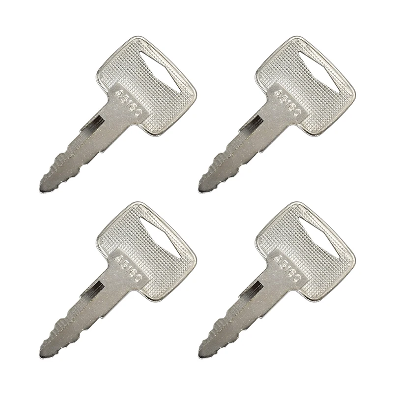 Ignition Key A5160 91A07-0191 Compatible With Mitsubishi Compatible With CAT Forklift 4 PCS