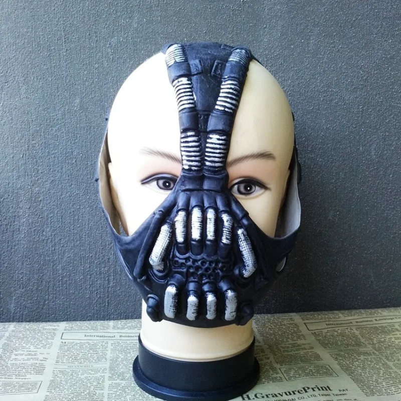 

Bane Role Mask Film The Dark Knight Rises Main Villain Helmet Dress Up Prop Halloween Cosplay Headwear Terror Headgear