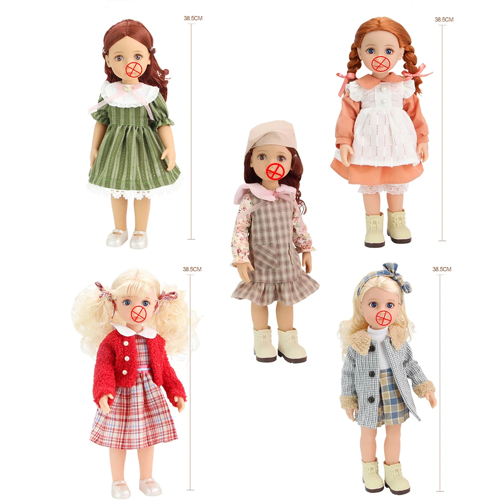

15-дюймовый костюм для куклы-девочки, модный нарядный костюм, изысканная юбка для куклы, подарок любимой кукле, праздничный подарок для девочки, только костюм.