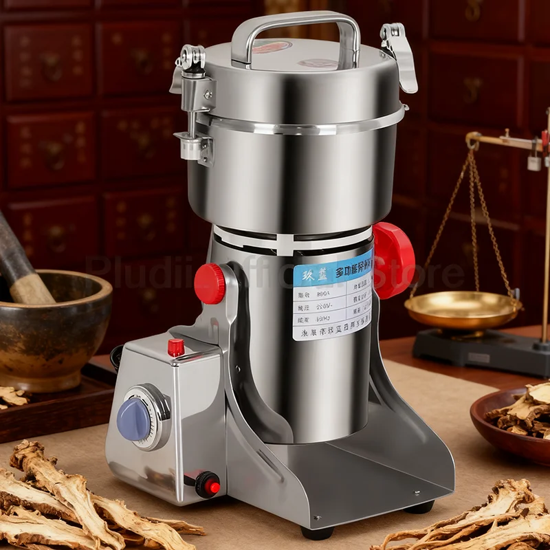 800 جرام طاحونة الحبوب الجافة العطر الغذاء الجاف الحبوب التوابل مطحنة القهوة عالية السرعة ذكي العطر الحبوب الطب كسارة #2