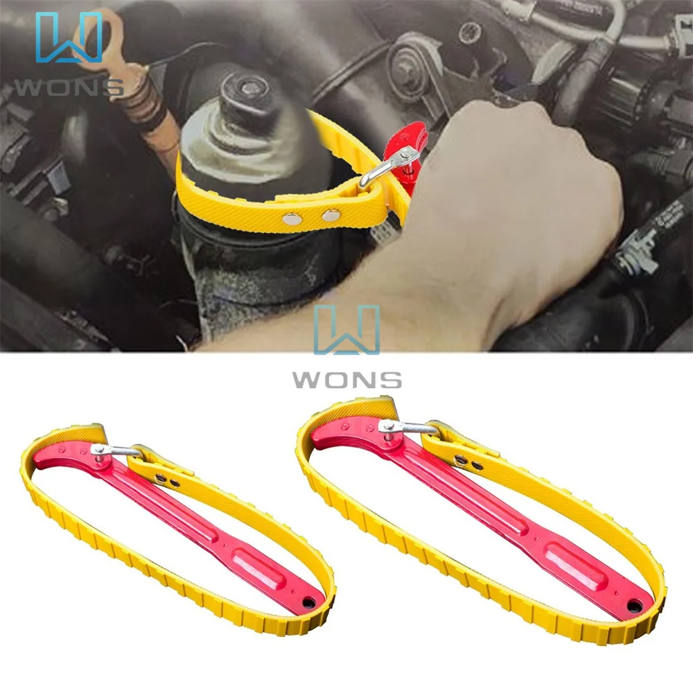 Belt Wrench Multi-Purpose Adjustable Spanner Chain Wrench Strap Opener Adjustable Strap Opener Cartridge Disassembly Tool