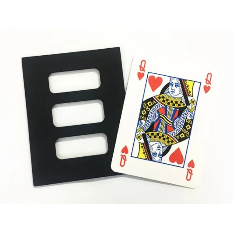 

Jumbo Zig Zag Card Magic Tricks Jumbo Poker Card Cut and Restore Magia Magician Stage Gimmick Prop Metalism Classic Toys Fun