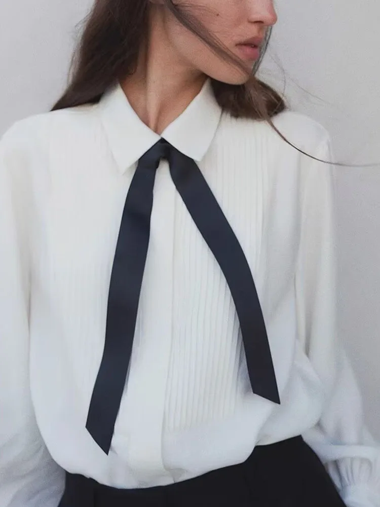 

Spring New Arrival Women's Casual Comfortable Long Sve Turn-down Collar Dr irt Trendy Outerwear Sle Commute Faion