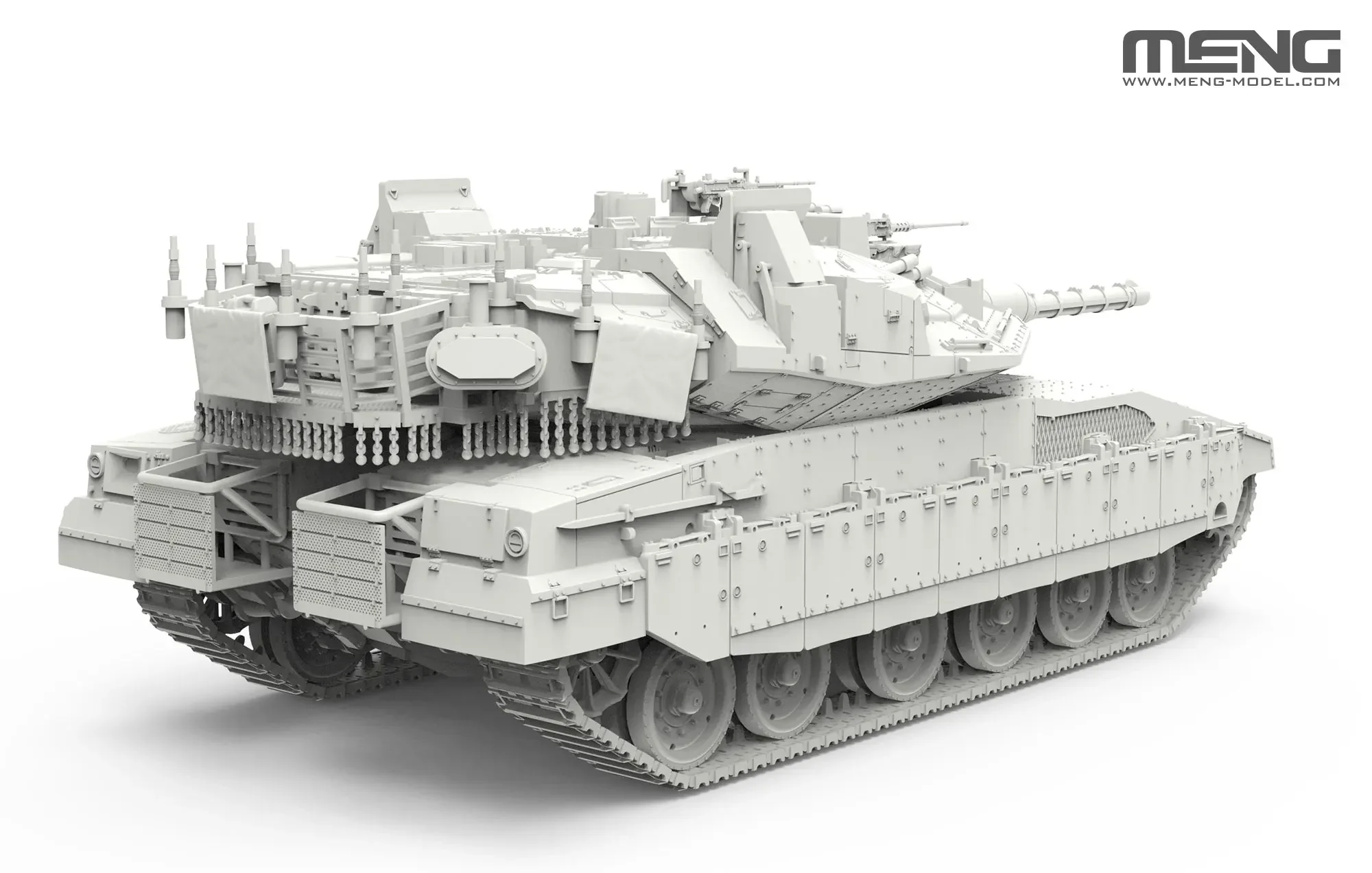 MENG 플라스틱 조립 모델 키트 MM-72006 이스라엘 주요 전투 탱크 merkavamk.am 트로피 활성 보호 시스템 1/72 포함