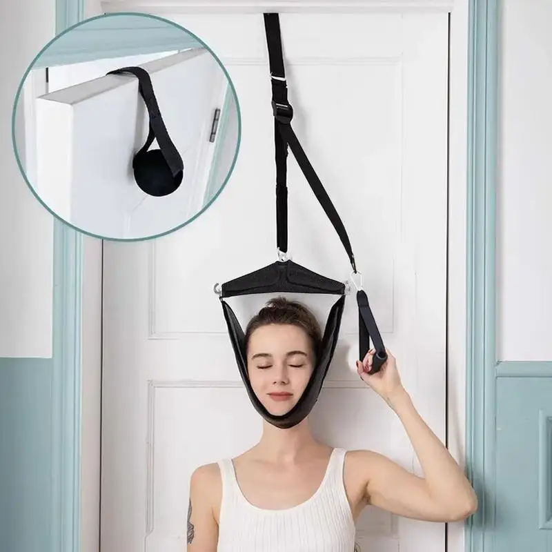 Neck Stretcher Cervical Traction Portable Neck Stretcher Hammock Ache Relief Physical Aids For Neck Decompressor Easy To Use