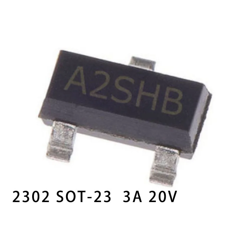 100PCS/LOT SI2301 A1SHB SI2302 A2SHB AO3400 A09T AO3401 A19T SOT-23 SMD Field Effect Transistor Good quality In stock