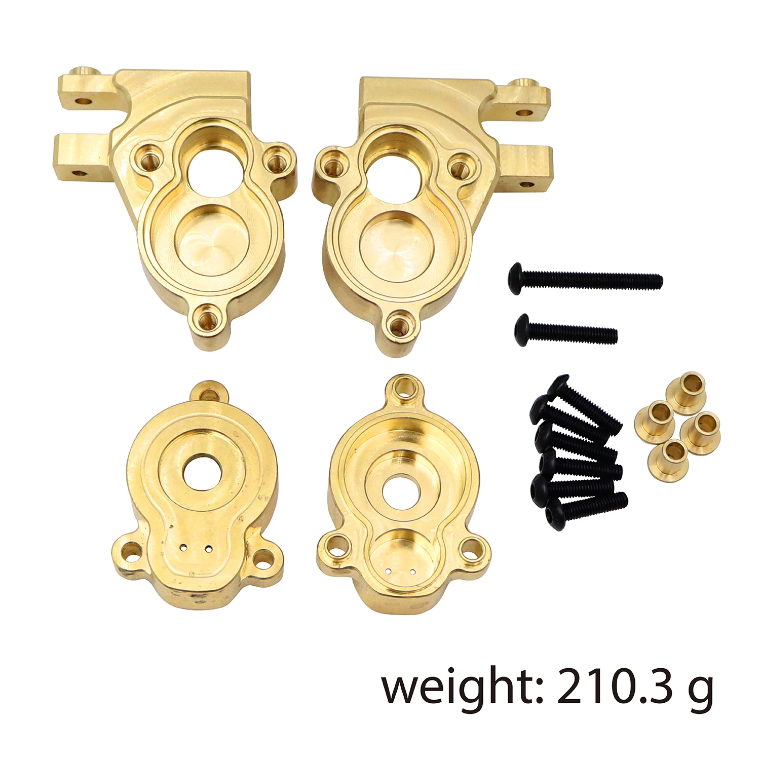 Yikong YK4106 YK4107 Brass Front Axle Steering Knuckle Rear Wheel Seat C Hub Counterweight Block Armor 1/10 RC Car Upgrade Parts
