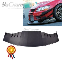 Car-Styling Carbon Voltex Cyber Version Style Front Diffuser 1900mm Wide Fit For 2004-2007 Lancer Evolution 8-9 EVO 8 EVO 9