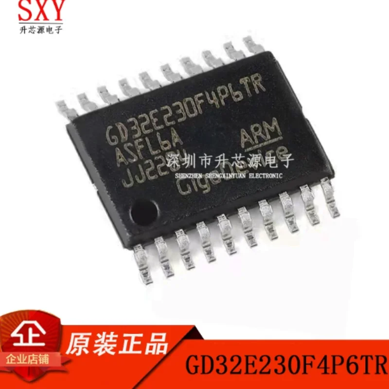 Original GD32E230F4P6TR TSSOP-20 ARM Cortex-M23 32-bit microcontroller MCU