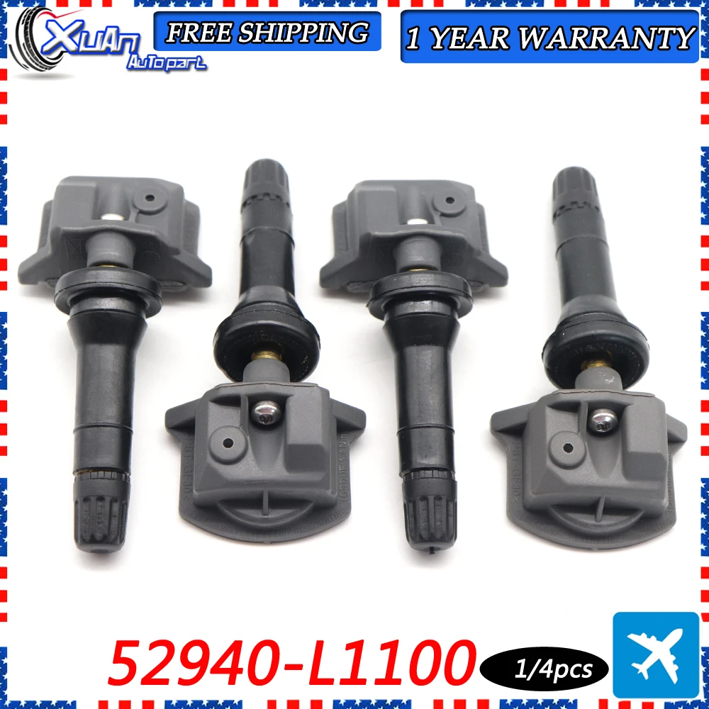 FOR 2020 2021 2022 2023 Kia Optima [DL3] Sorento Hyundai Sonata [DN8] Elantra [CN7] 433MHz 52940-L1100 TIRE PRESSURE TPMS SENSOR