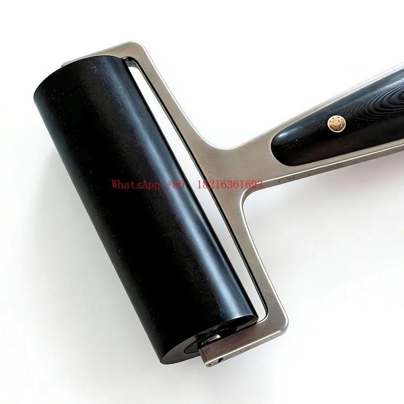 Limited Offer QIANYU 100MM Stainless Steel Leather Rolling Wheel Craft Tool For DIY Handmade