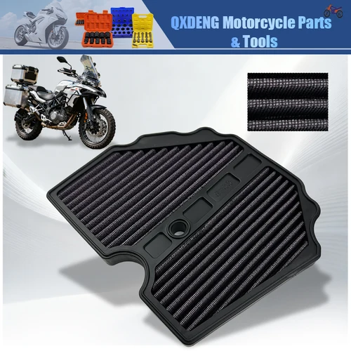 Imagen 1 del producto Filtro de Aire para Motocicleta 1PCS para Benelli TRK502 TRK502X 2017-2022 GOOD HORSE 500 BJ500, Filtro de Aire de Alto Flujo, Reemplazo 49202P160000
