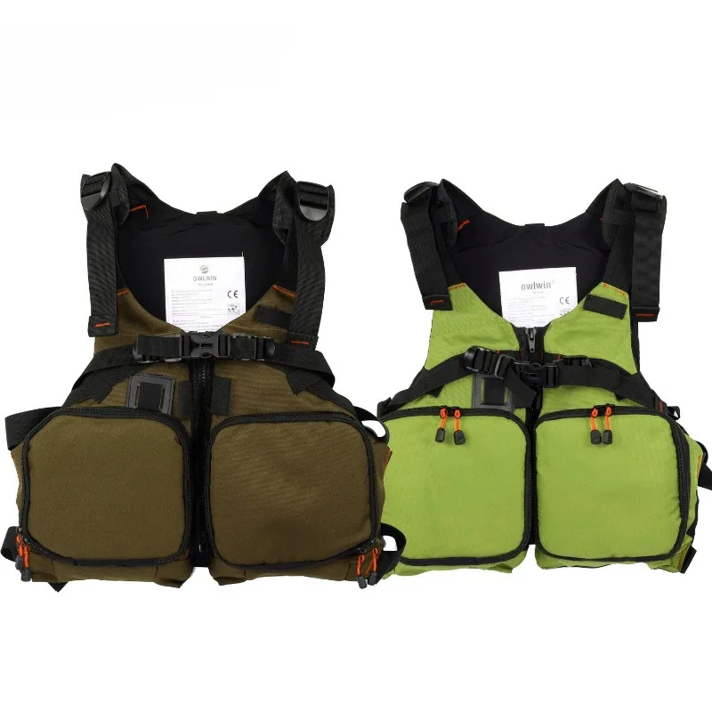 

Floating Fishing Vest Men Buoyancy Clothes Adjustable Sailing Waistcoat Fishing Life Jacket Survival Vest