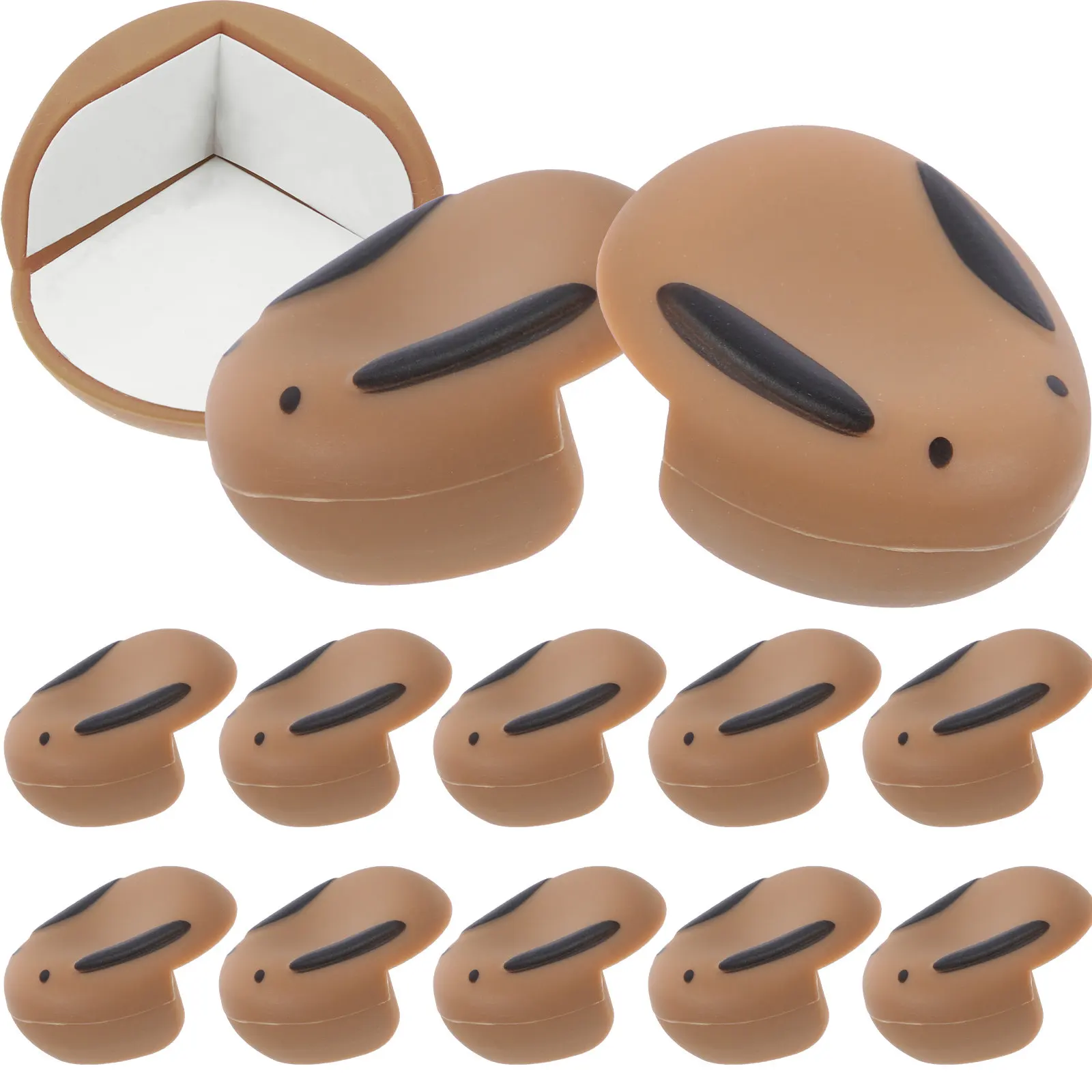 

10 шт. мягких эластичных силиконовых защитных уголков в форме кролика, предотвращающих столкновения, для столов, кроватей, стульев, скамеек, защита мебели от ударов для детей