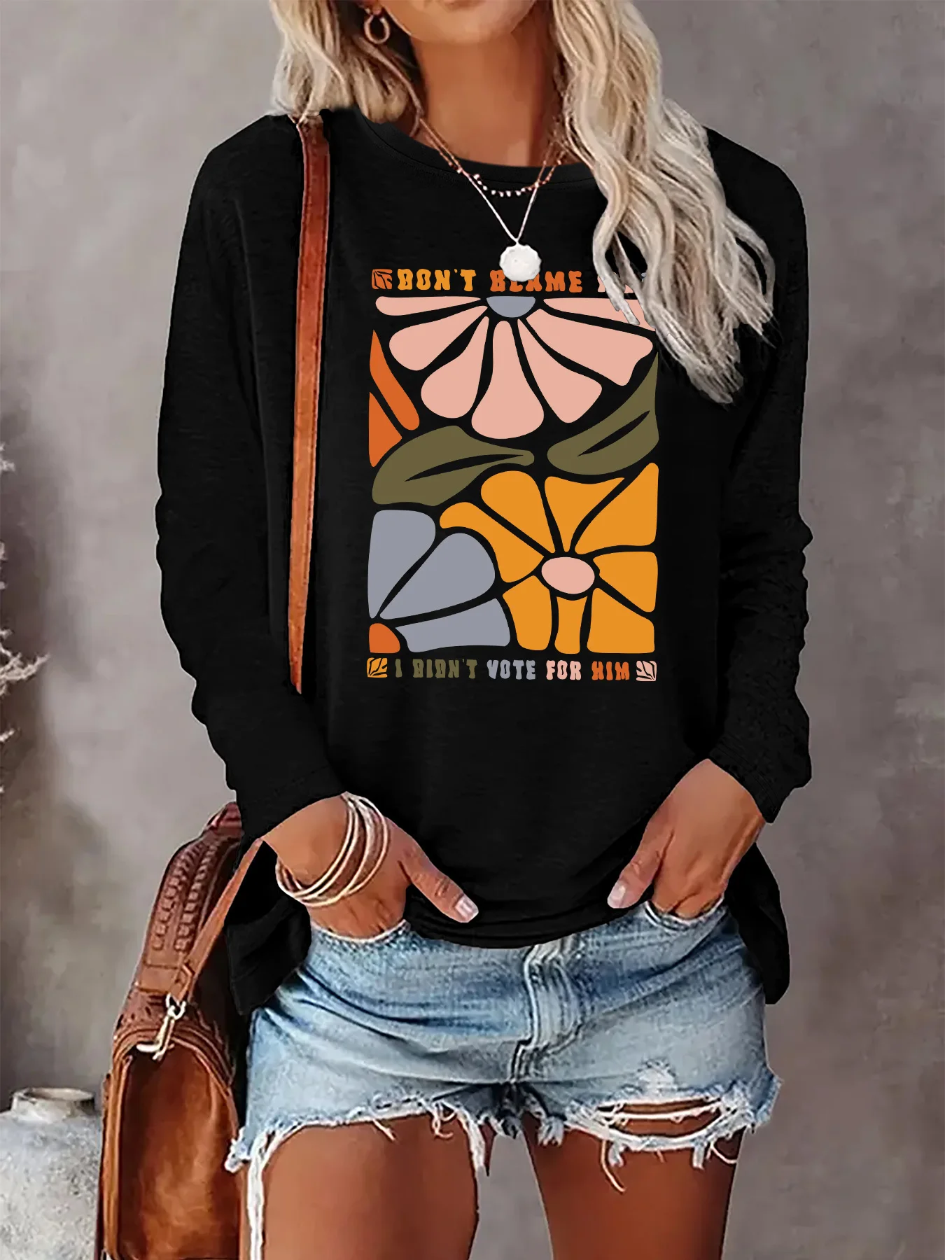 

Flower Graphic Printing Autumn and Winter Pure Cotton Men's and Women's Sweatshirts Outdoor Sports Leisure Fashion Trend