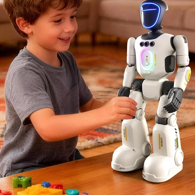 

Educational Programmable Gesture Sensing Robot Toy Gesture Recognition Music Dance Performances and Wireless Remote A2UB