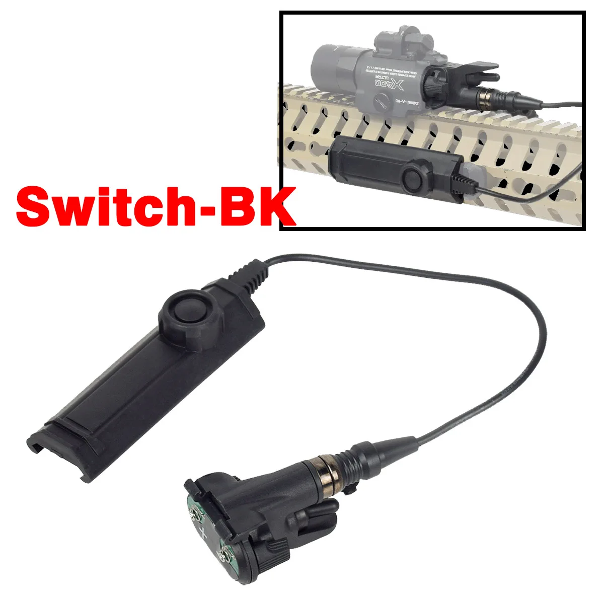 NONE Taktische Surefire X300 Ultra Scout Light XH35 Dual Switch X300V IR SF X300U LED-Taschenlampe für GLOCK 17 19 CZ-75 Jagdlampe 4
