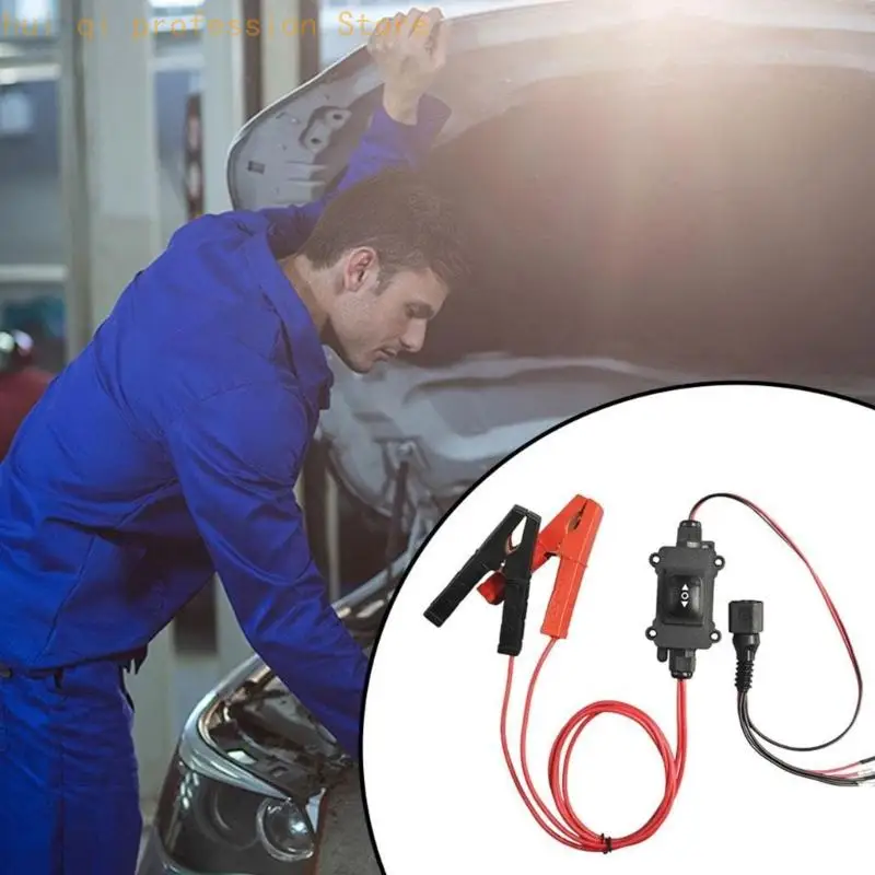 Electronic Parking Brake Diagnostic Tester 12V 24V with Direction Control, Two Wire Motor Support and Battery Clamp Connection