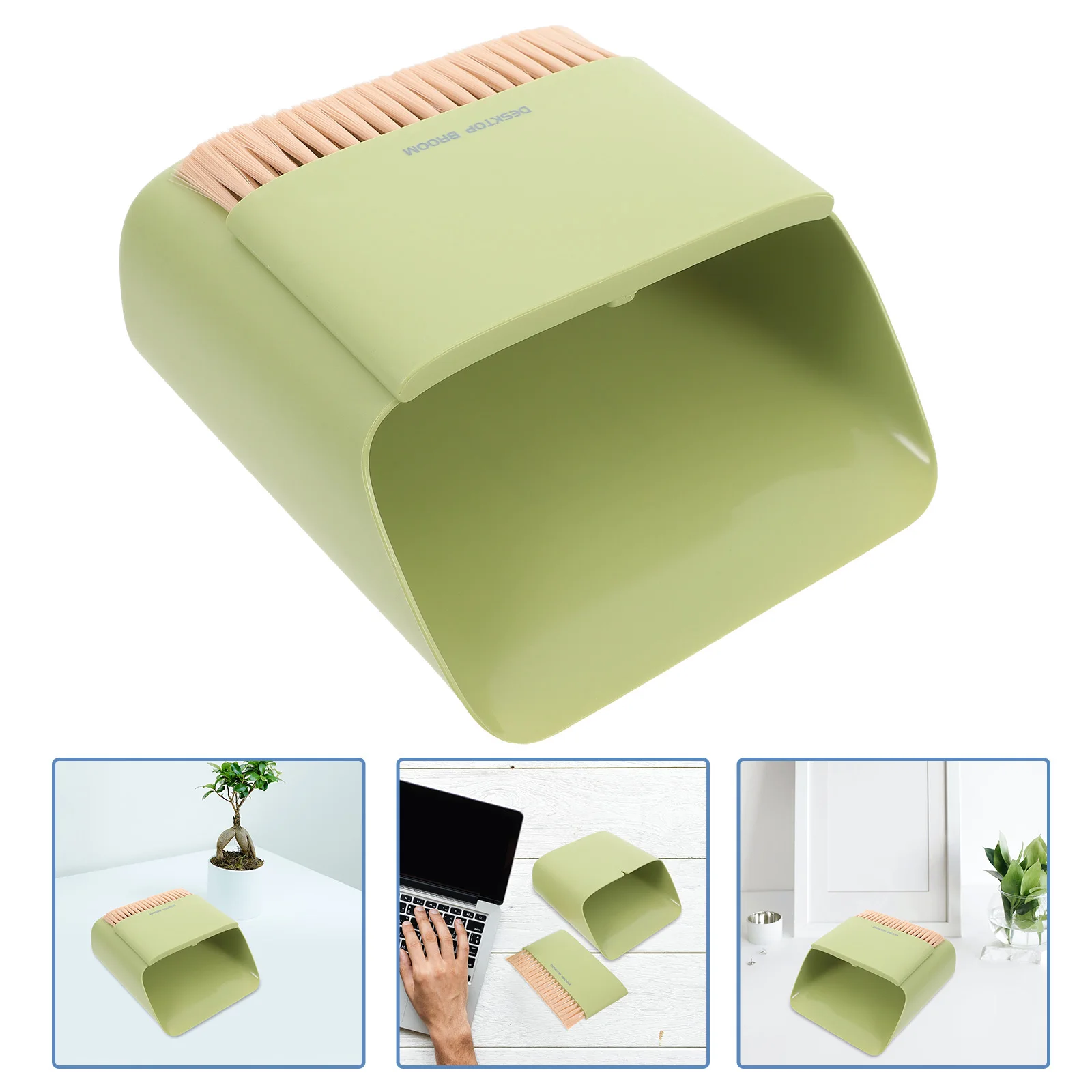 

1Set Mini Broom and Dustpan Set Fine Polished Surface Safe Lightweight Portable Cleaning Tool for Desktop Table Sofa Bed