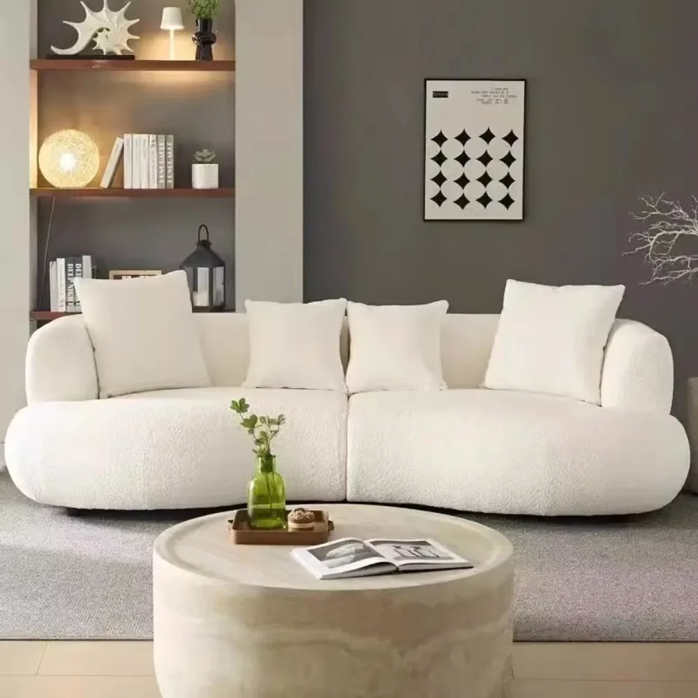 

Plush Nordic Living Room Sofa Small Apartment Minimalist Luxury Adults Sofa Filler Sectional Woonkamer Banken Home Furniture