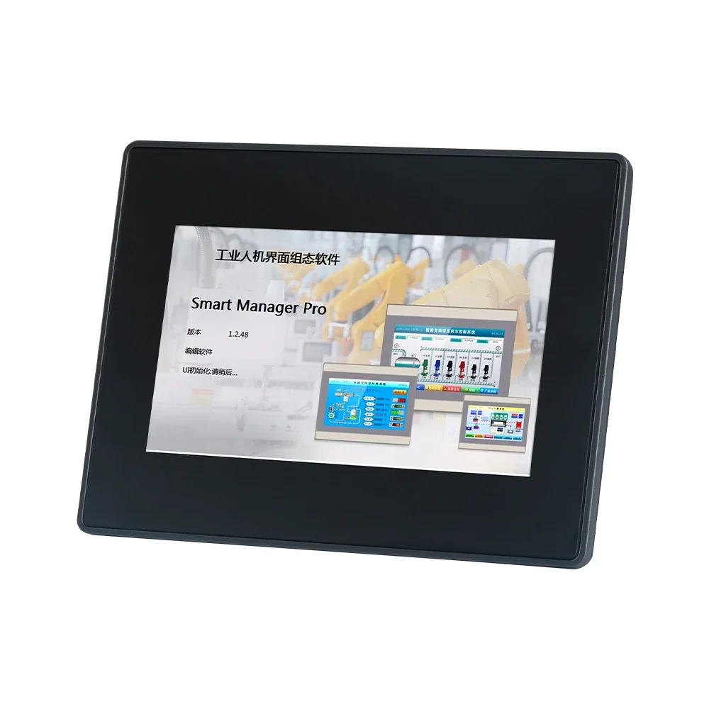 New 7'' 10 Inch AMSAMOTION HMI Touch Capacitive Screen 1024*600 Ethernet Human Machine Interface Panel Monitor Industrial A7