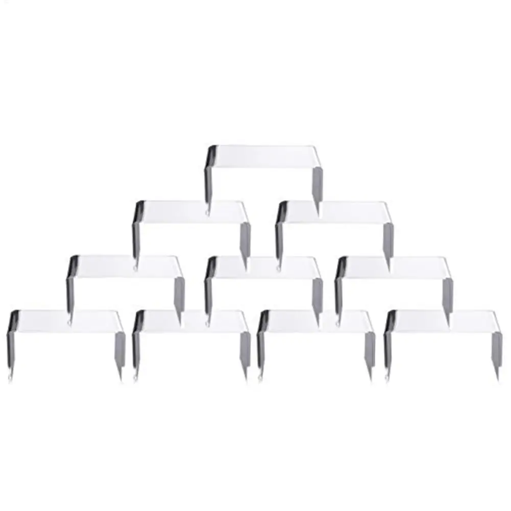 Display Riser Stackable Storage Bins Clear Container Clear Acrylic Display Risers for Makeup Perfume Organizer Perfume Stand