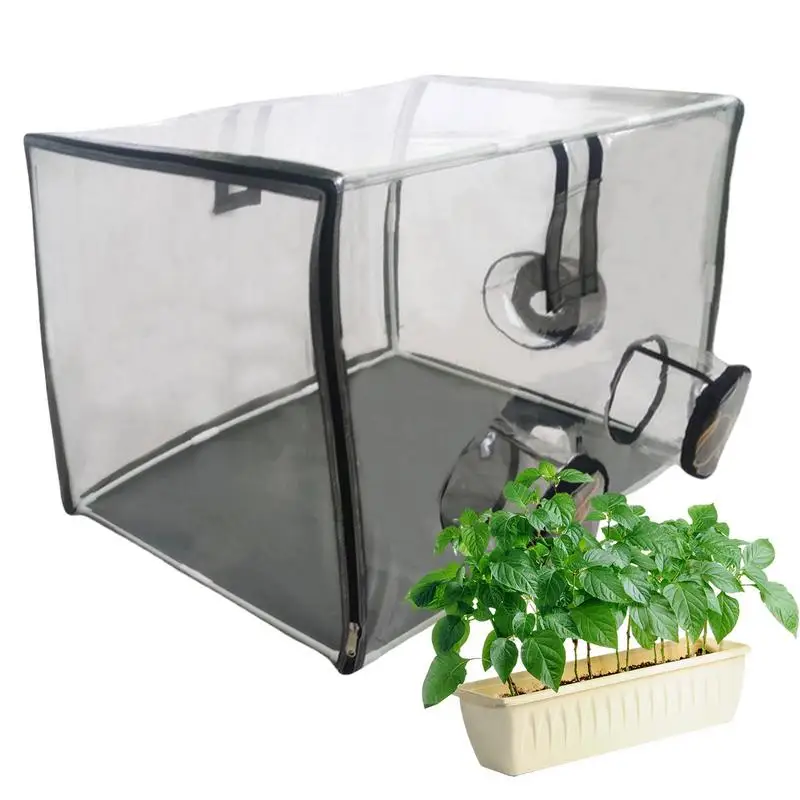 

Transparent Mini Greenhouse for Balconies Portable Indoor Greenhouse for Kitchen Counter Protect Seedlings Flowers Vegetables