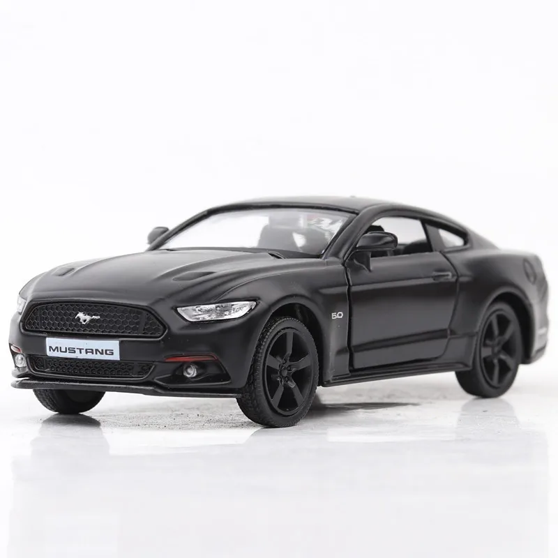 1:36 Mustang Model Scale Metal Diecast Miniature Pull back Vehicle Collection Xmas Gift Kids Boy Toy