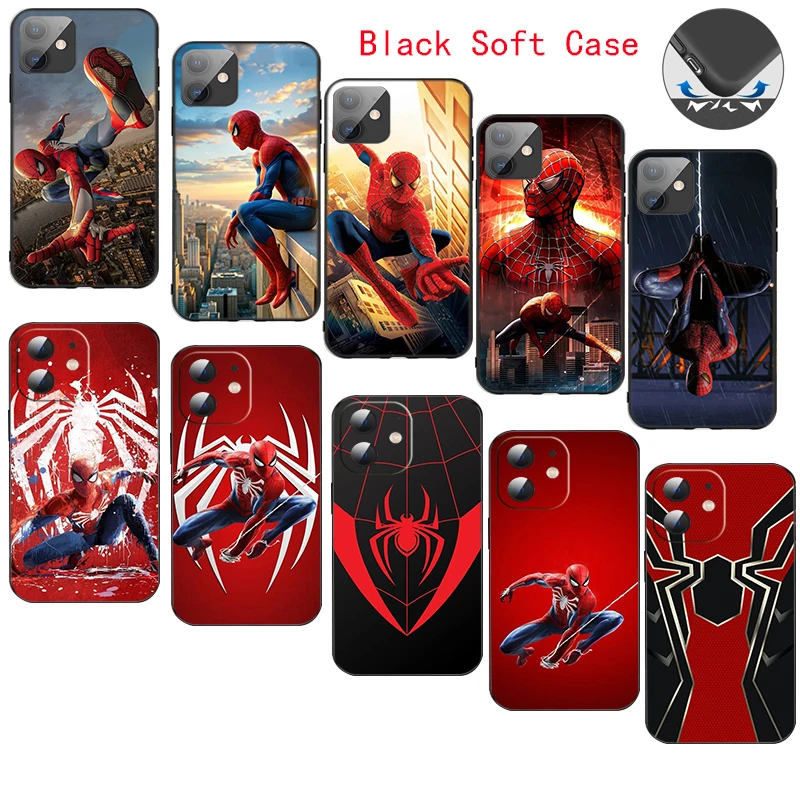 

CR56 Marvel S-Spiderman Soft Silicone Case for Moto G 5G G9 G30 G50 G60 G52 E7 Power E32