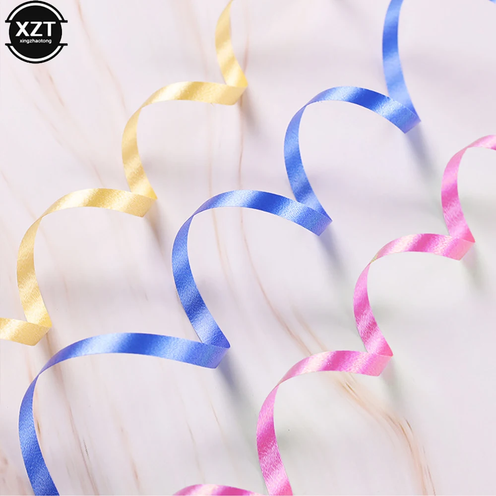 10M Ribbon Wholesale Plastic Balloon Ribbon Wedding Birthday Party Decoration Balloon Tie Rope Colorful Small Coil