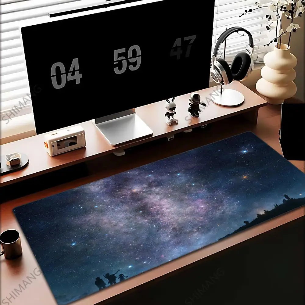 

Mouse Carpet Mause Pad Gamer Galaxy Keyboard Mat Pads Gaming Desk Protector Laptops Large Mousepad Cartoon Xxl Deskmat Mats Cute