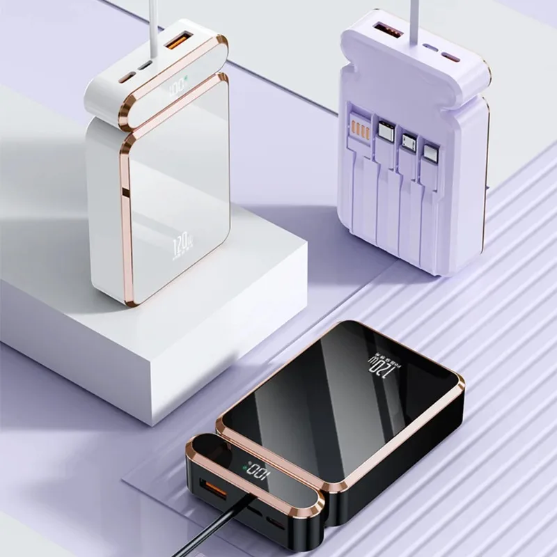 

Креативный внешний аккумулятор 20000 мАч, портативный внешний аккумулятор, быстрое беспроводное зарядное устройство для IPhone Xiaomi, внешний вспомогательный аккумулятор