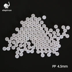 4.5mm PP (Polypropylene) Solid Plastic Balls Precision Sphere for Ball Valves and Low Load Bearings