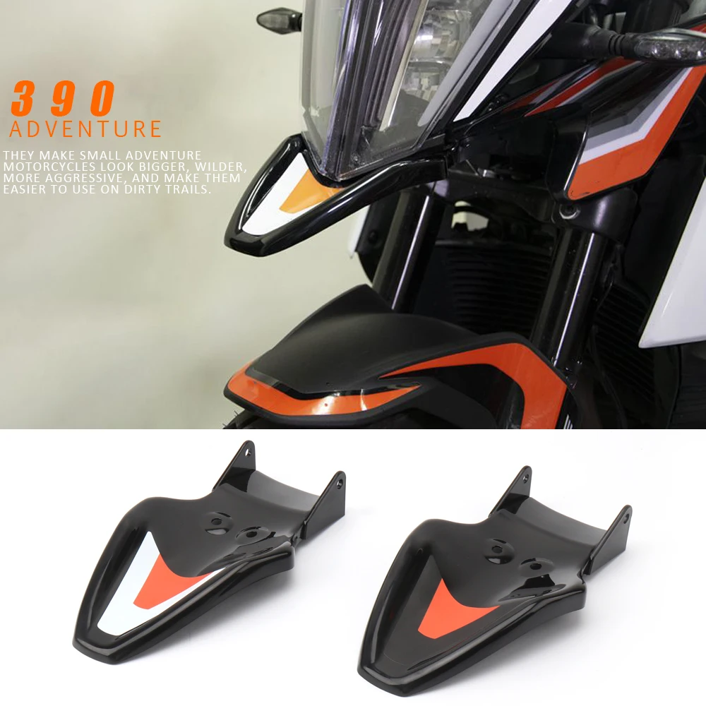 New Motorcycle Accessories White/Black Front Fender Tip Beak For 390 ADV 390 Adventure 390 ADVENTURE