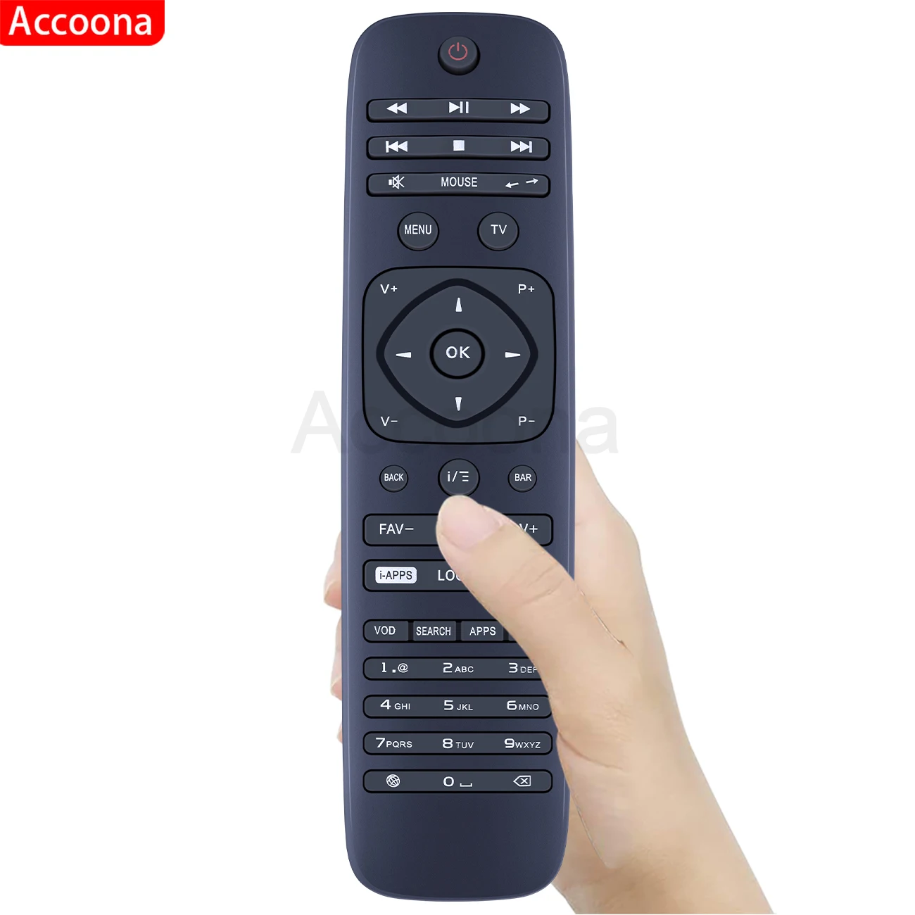 RC2964506/01B Replacement Remote Control for KARTINA TV Comigo Quattro IPTV Box