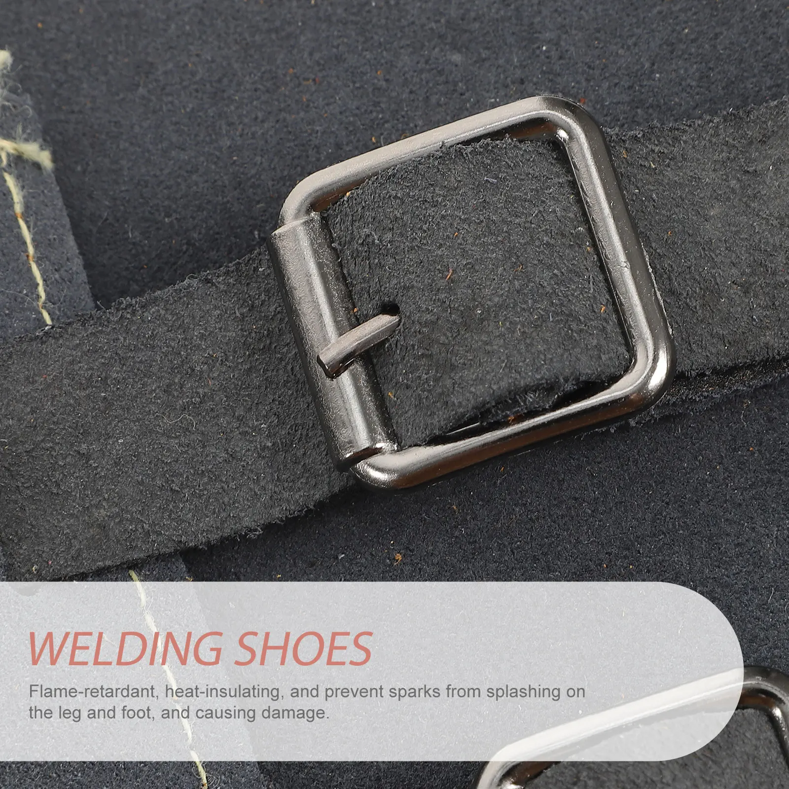 

1Pc Cowhide Welding Protective Foot Cover Heat Resistant Flame Retardant Welding Shoes Protector