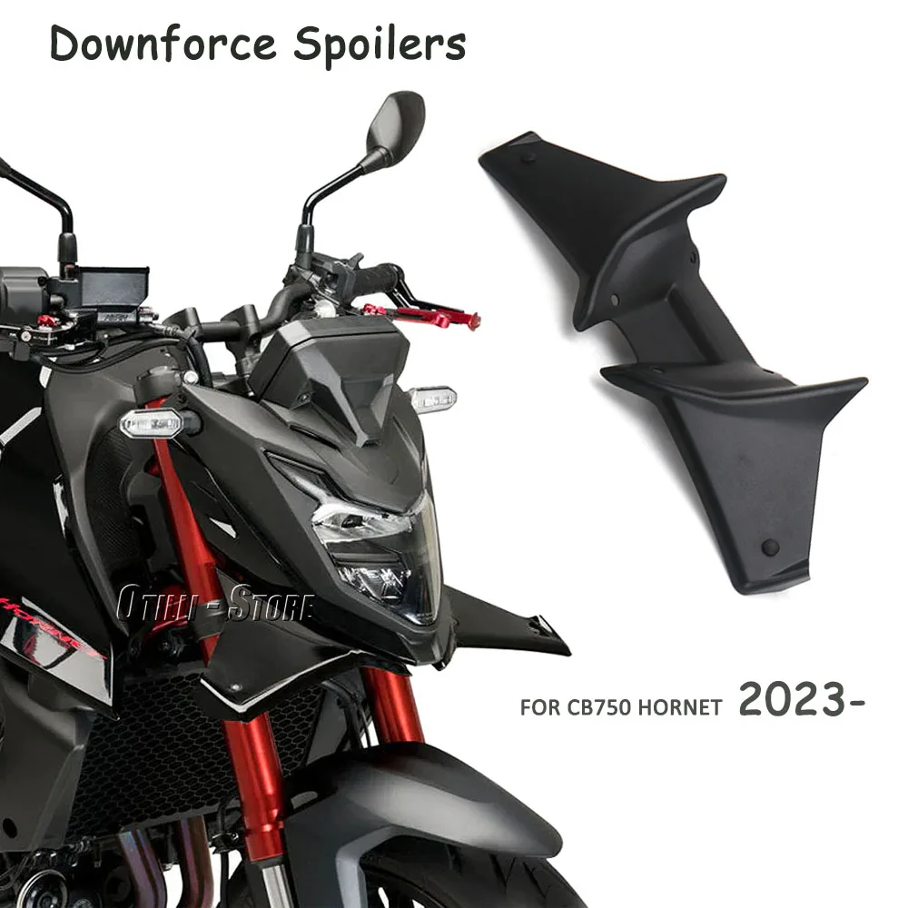 

For Honda CB750 Hornet CB 750 HORNET 2023 2024 Motorcycle Frontal Downforce Spoilers Winglet Plastic Wing Front Spoiler Kit