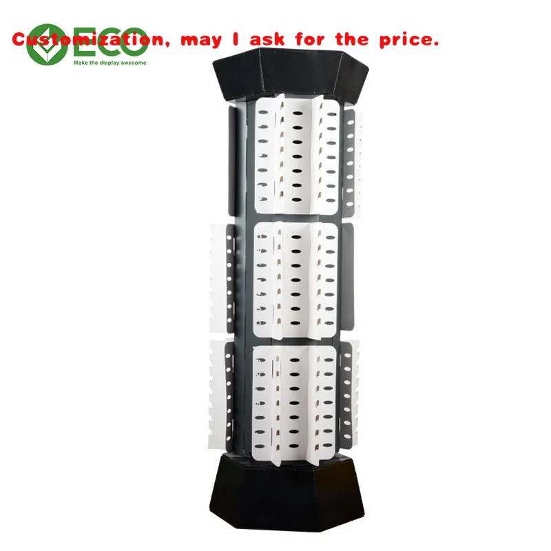 custom.ECO Modern Foldable Cardboard Sunglasses Display Stand Floor Standing Retail Store Promotion