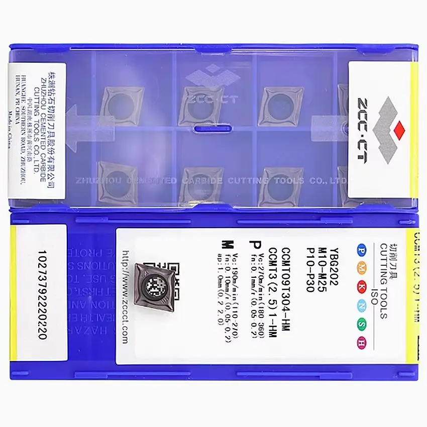 

CCMT09T304-HM YBG202/CCMT09T304-HM YBG205/CCMT09T304-HM YBG202 ZCC.CT CCMT09T304 CCMT09T308 Твердосплавные токарные пластины для инструментов с ЧПУ