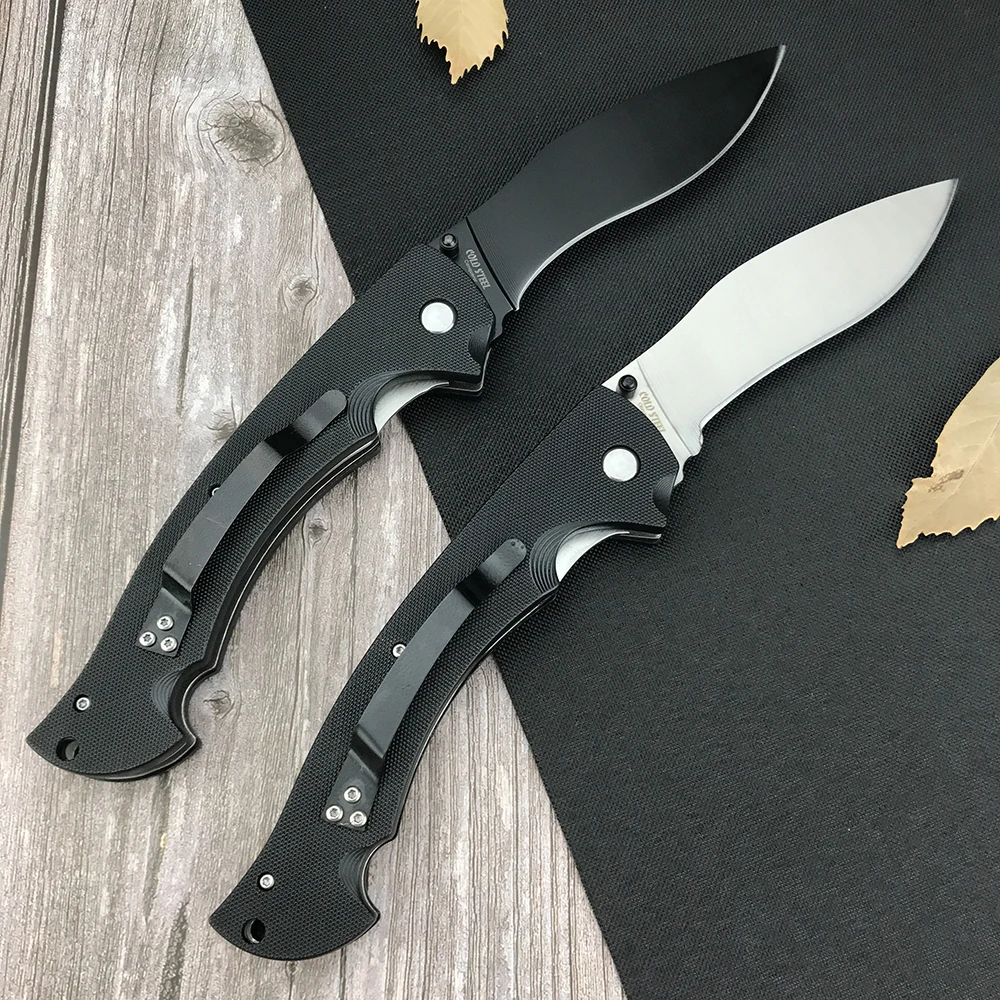 COLD 62KG 7Cr13Mov Blade Tactical Outdoor EDC Folding Knife Nylon Fiber Handle Self Defense Portable Multi Pocketknives Camping