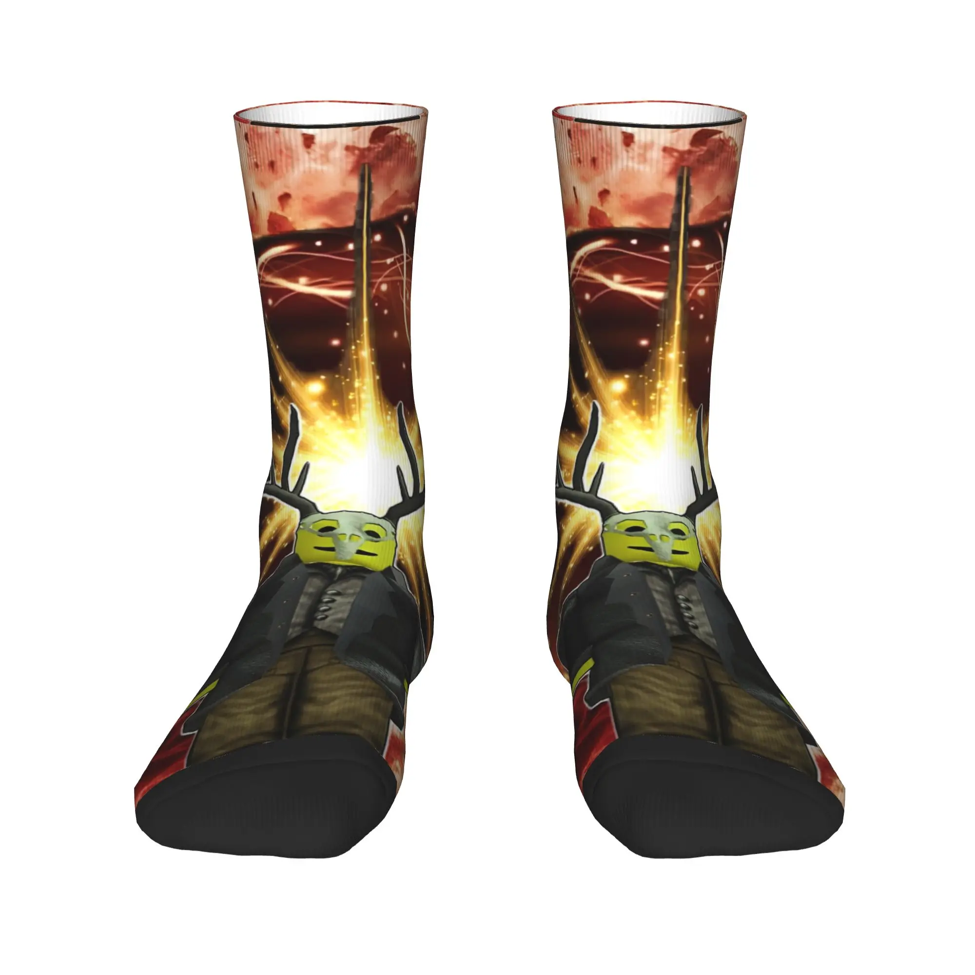 99 ليال في الغابة لعبة الجوارب جوارب خمر الخريف المضادة للانزلاق الكبار الرجال الجوارب تنفس المطبوعة جوارب رياضية في الهواء الطلق